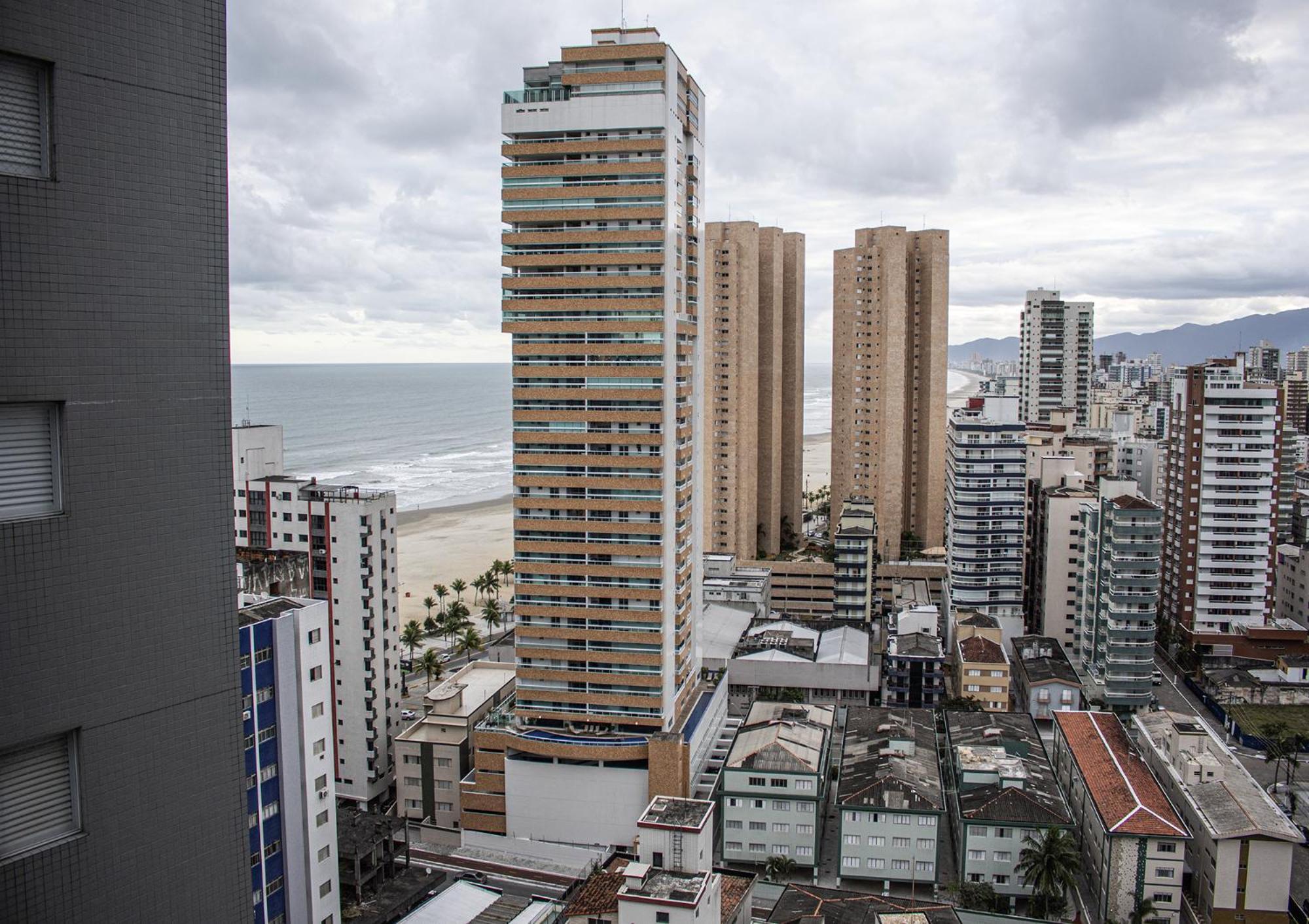 Ferienwohnung Maravilhosa Vista Praia Grande  Exterior foto